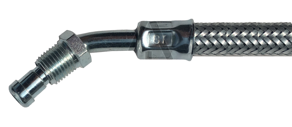 Ölschlauch Viessmann R 1/4" Rohrbogen 45° R3/8" Überwurf,Länge 1000 mm