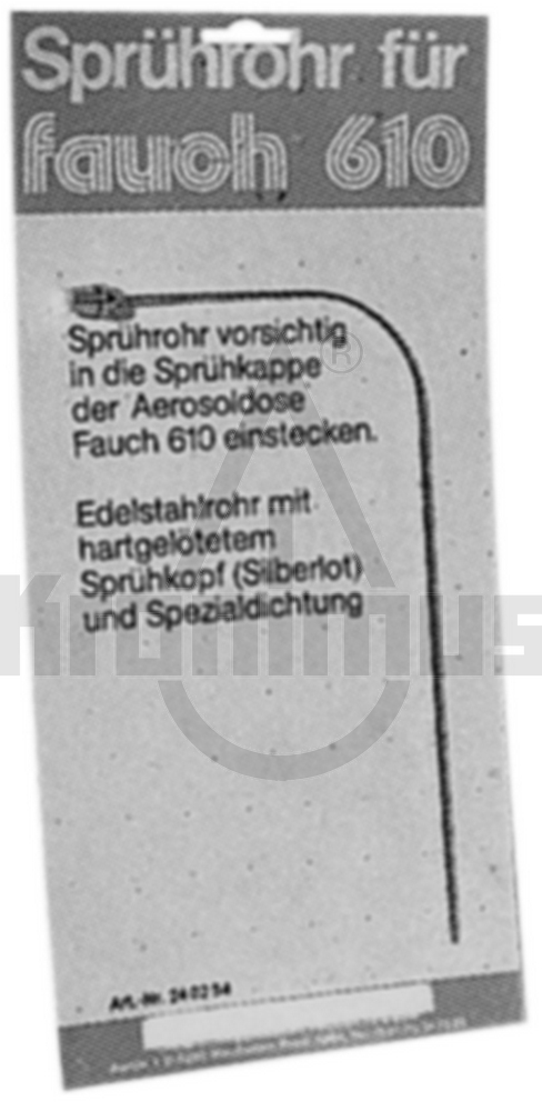 Fauch 610 Sprührohr