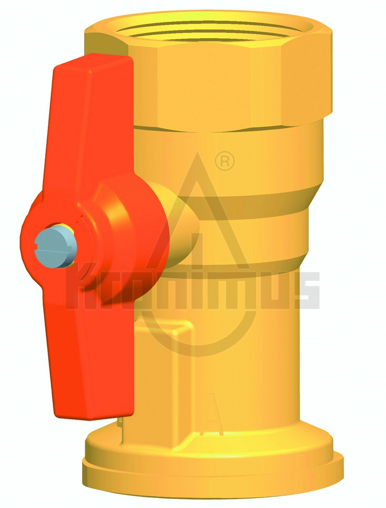 Pumpenkugelhahn Flansch 1" x 1" IG (2101)