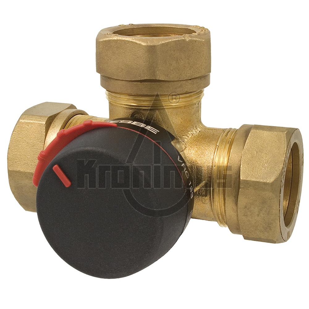 VRG133 ESBE Messing Mischer VRG133 Kvs 10 DN25 28mm Klemmf.