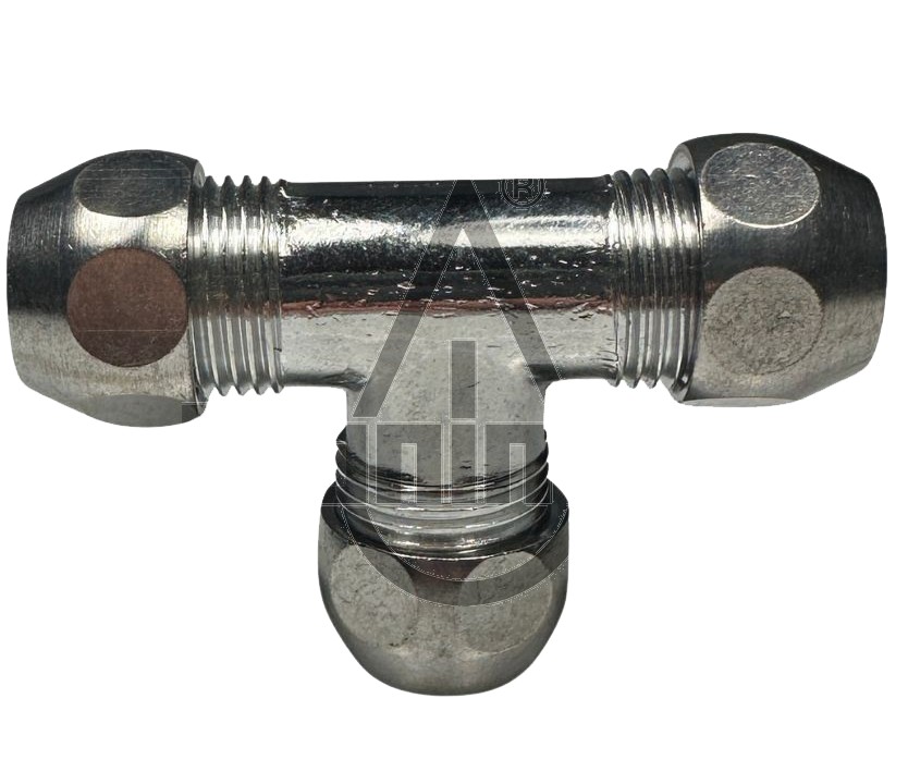 T-Verschraubung verchromt 10mm