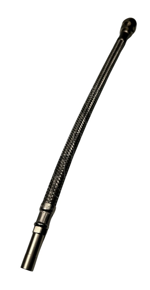 Sanitärschlauch flexibel 10mm x 10mm Länge 300mm, Rohransch.x Quetschansch.