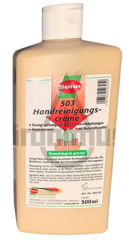 Handreinigungscreme Sotin 503 500 ml Dose