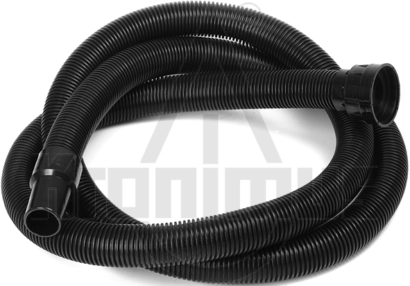 Schlauch 38 mm überrollbar mit Anschlüssen, 3,00 mtr. für Dynavac
