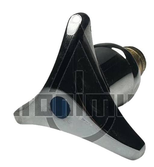 Sanitär-Oberteil 3/8" mit Sterngriff blau