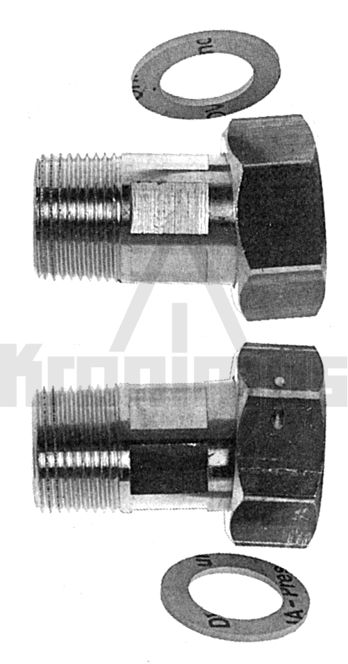 Aquametro Verschraubungssatz DN 15 3/4" x 1/2" (VZO 15)