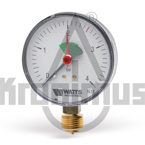 512242430 Heizungsmanometer radial 1/2" 100 mm