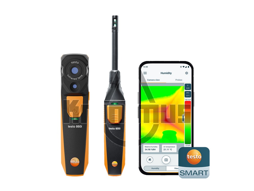 Testo 860i Schimmel Set inkl. Testo 860i und 605i im Smart Case 8724 0084