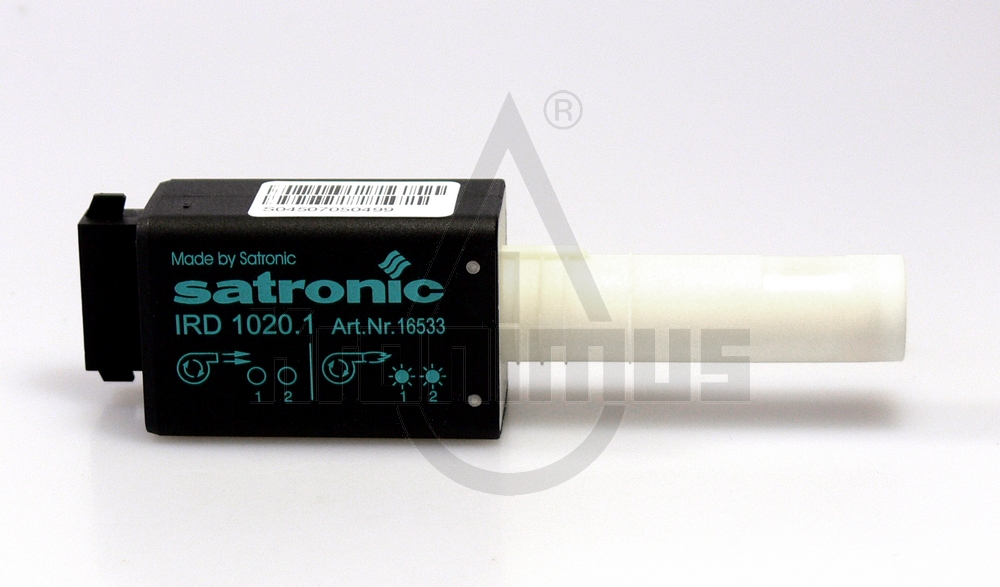 Honeywell / Satronic Infrarot-Flackerdetektor IRD 1010 blau, links, 16503