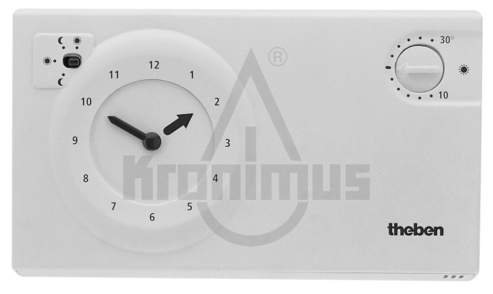 Theben Thermostat RAM 721 weiß mit Steckreiter