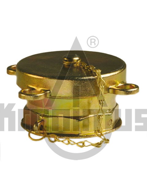 118307200-201 Füllrohrverschluß Messing 2" x 2 1/2" konisch dichtend