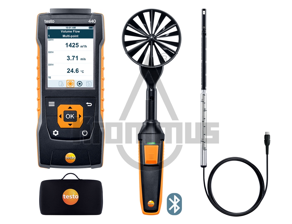 310728555-Set-0563-4406 Testo 440 Strömungs-Kombi-Set mit BT 0563 4406