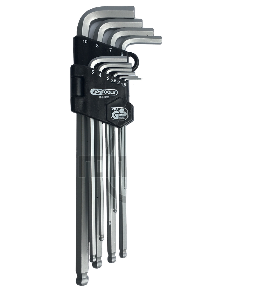 Innensechskantschlüssel Set mit Kugelkopf 1.5,2,2.5,3,4,5,6,8,
