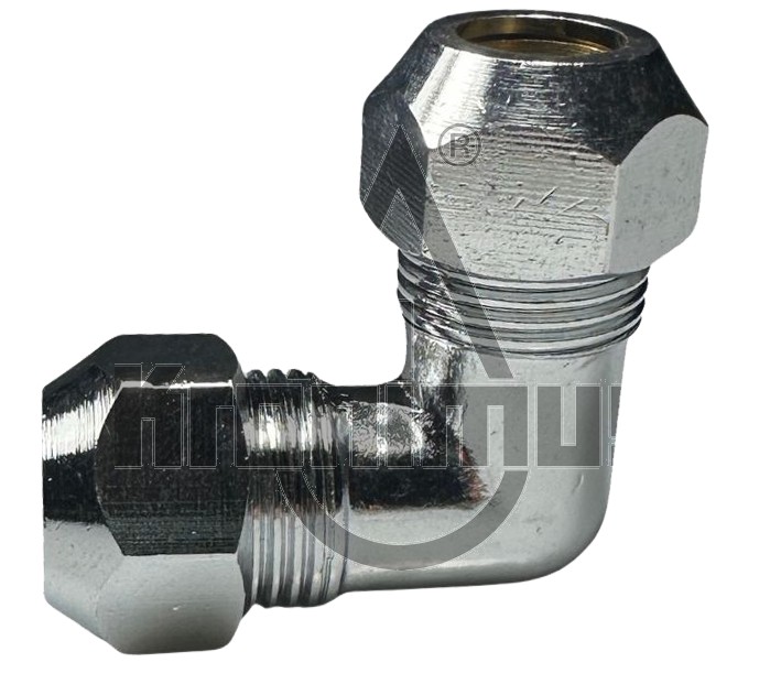 Konus-Winkel 3/8 x 3/8 x 10 Quetschverschraubung verchromt