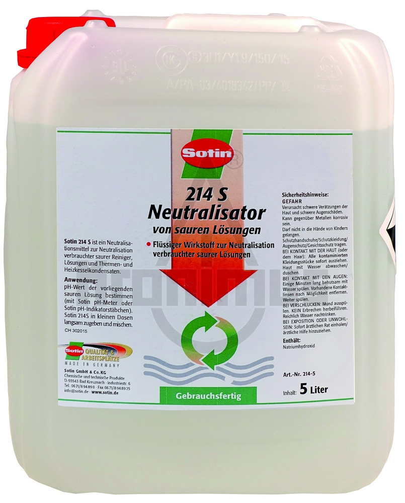 Sotin-214 S Neutralisator 5 Liter Kanister