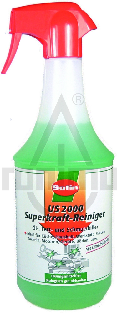 411800400 Sotin-US 2000 Superkraft-Reiniger 1 L Handsprühflasche, gebrauchsfertig