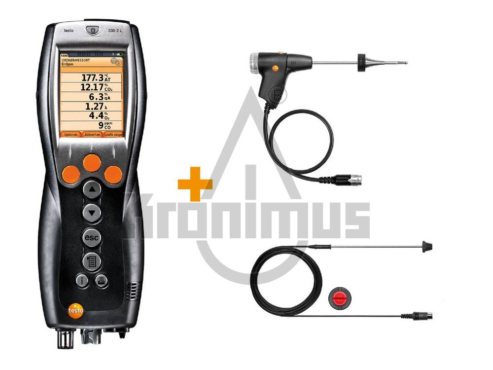 310726622 Testo 330-2 LL Abgasmessgerät - Schornsteinfeger-Set 0563 3372 76