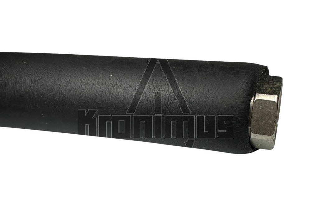 Kroni-MTF-Edelstahlwellschlauch beids.3/4"ÜWM x 1000, DN 16 mit Rohrisolierung 9 mm