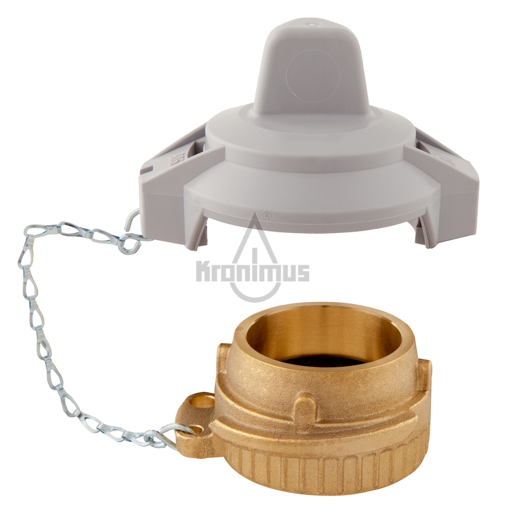118307202 Füllrohrverschluß K Messing für den Einbau nach TRWS 2" x 2 1/2"