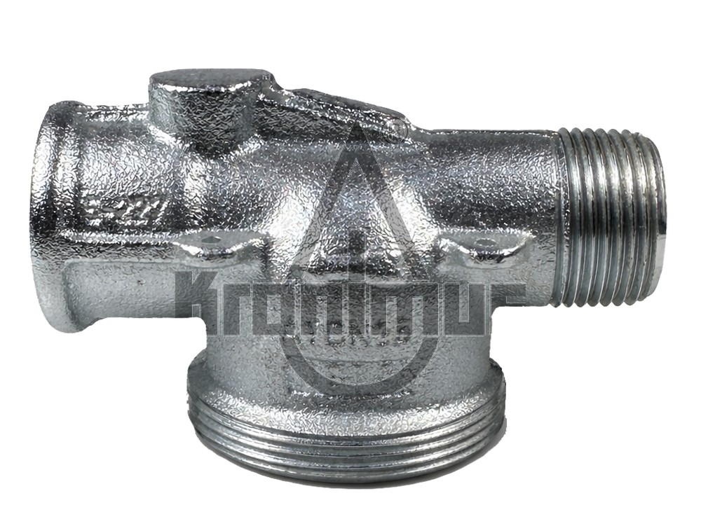 Anschlußstück f. Einstutzen-Gaszähler DN 25 1" (Durchgang)