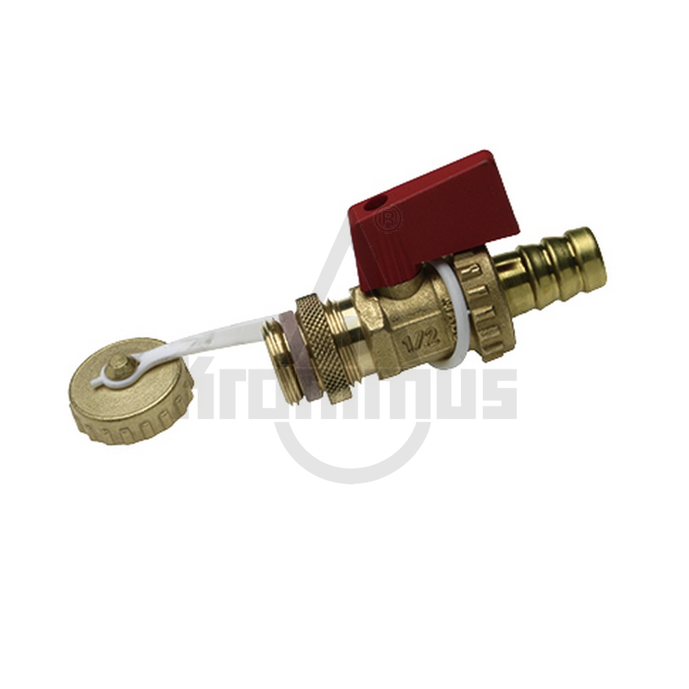 KFE-Hahn G 1/2" AG mit Bedienhebel