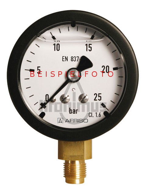 Mano-GLY-radial Glyzerin Mano-Vakuummeter -1 bis + 5 bar 1/4" radial