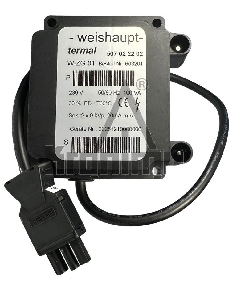 Weishaupt Zündtrafo W-ZG 01 Umbausatz passend für WL10...WL30A WG30A, WGL30