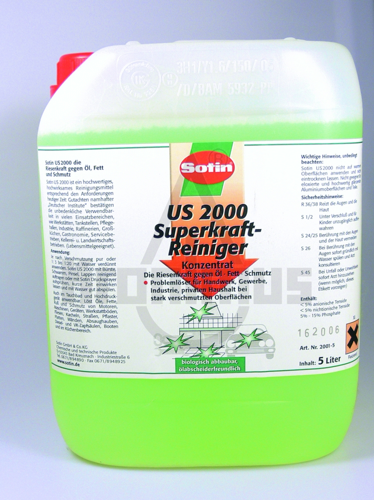 411800420 Sotin-US 2000 Superkraft-Reiniger 5 Liter Kanister