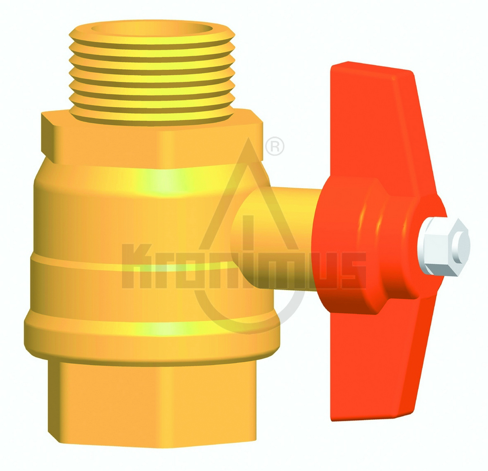 Kugelhahn 1 1/4" IGxAG, m. Flügelgriff