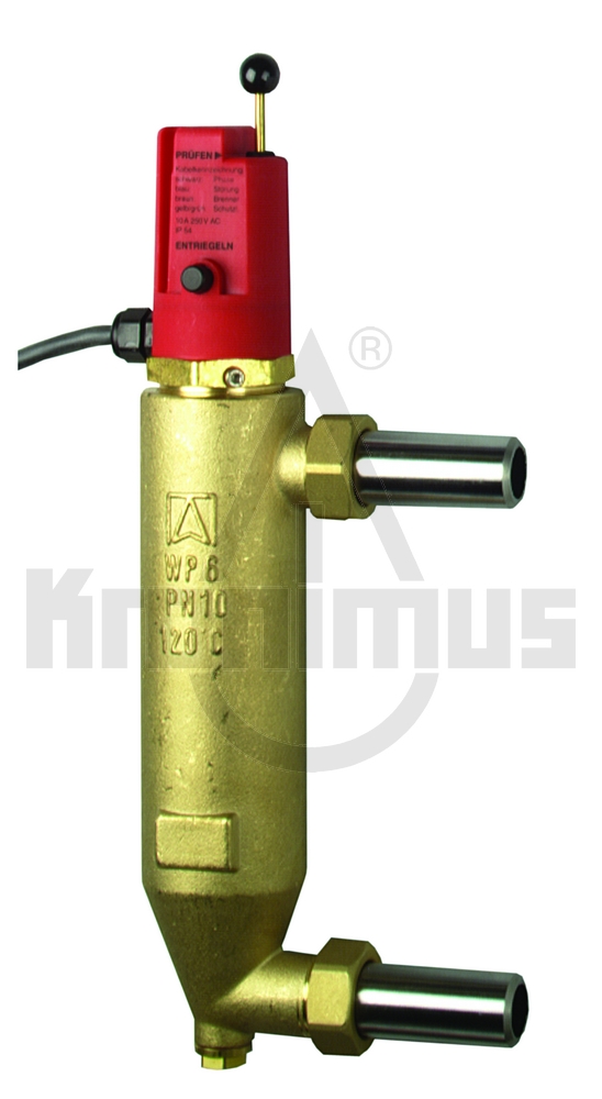 512209840 Afriso Wassermangelsicherung WMS-WP6 mechanisch, Ms mit Schweißstutzen DN20