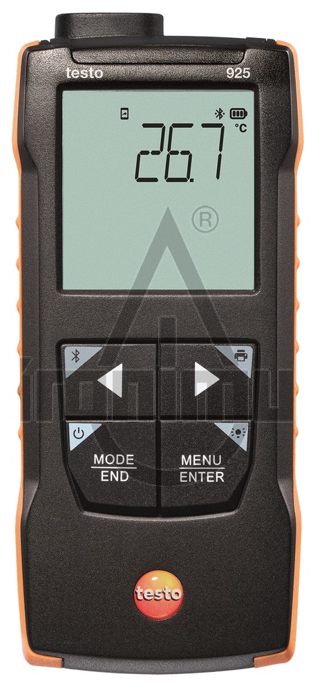 310724000-testo-925-front-DE Testo 925 Temperatur-Meßgerät
