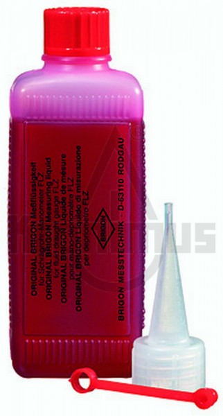 Brigon Ersatzflüssigkeit rot für Schrägrohrmanometer, 100 ml 4329