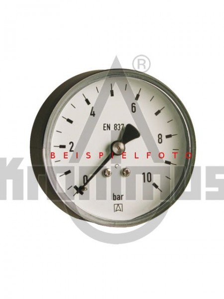 Manometer R 1/4&quot; axial 0-6 bar, 50 mm