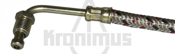 Oelschlauch Riello, Oertli OES 151 LEV 1/4" m. Nippel AG 90° x 3/8"ÜM x 1200