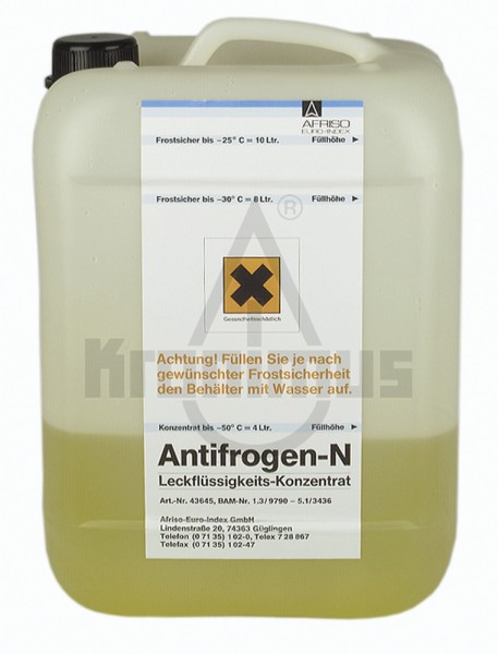 Antifrogen-Leckkontrollflüssigkeit Konzentrat, auffüllbar bis 10l (bis -25°C)