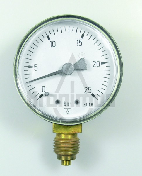 Manometer R 1/8&quot; radial 0-25 bar, 50 mm