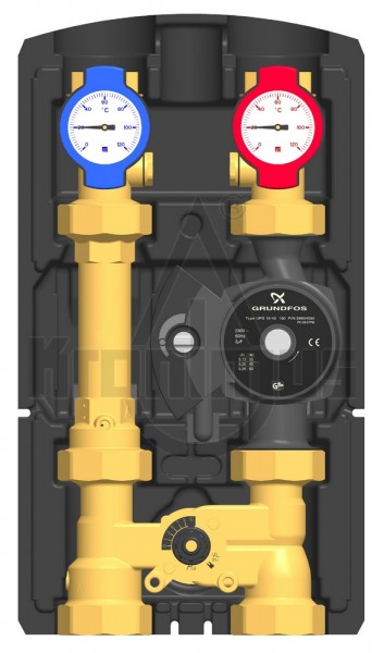 Modulheizkreis K32 DN 32 mit Grundfos Alpha2