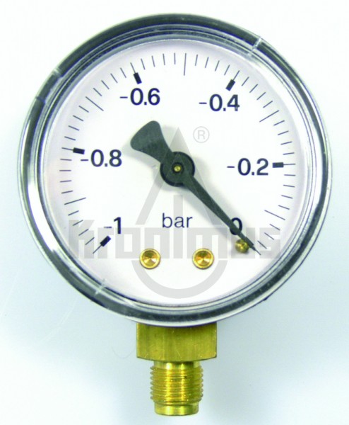 Vakuummeter R 1/4&quot; radial -1-0 bar, 63 mm