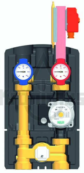 Modulheizkreis K33 DN 25 mit Grundfos Alpha2