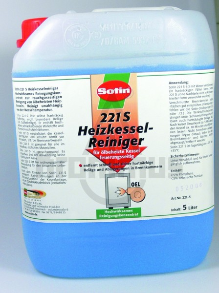 Sotin-Heizkesselreiniger 221 S 5 Liter