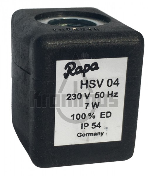 Rapa Magnetspule HSV, 7 W 230 V/50 Hz, f. HSV 04