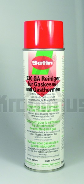 Sotin-230 für Gasthermen und Gaskessel 500 ml Sprühflasche
