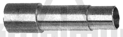 Paßhülse für UNI-Thermoelement auf Hydrotherm