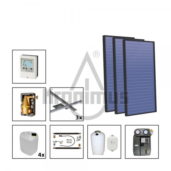 Flachkollektor PremiumPlus 2.86 Plus Solarpaket 3